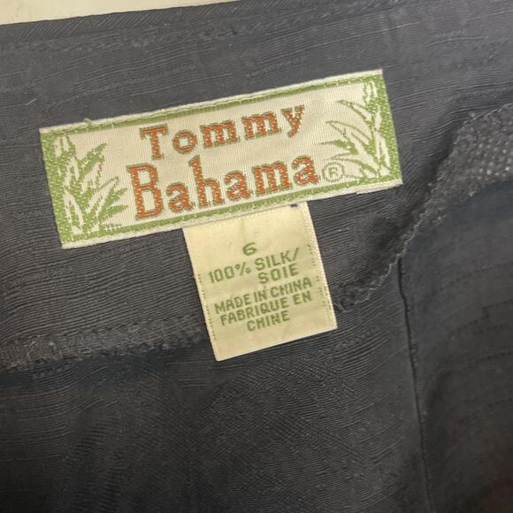 Vintage 1990s Tommy Bahama 100% Silk Cropped Pants Size 6 - Picture 7 of 7